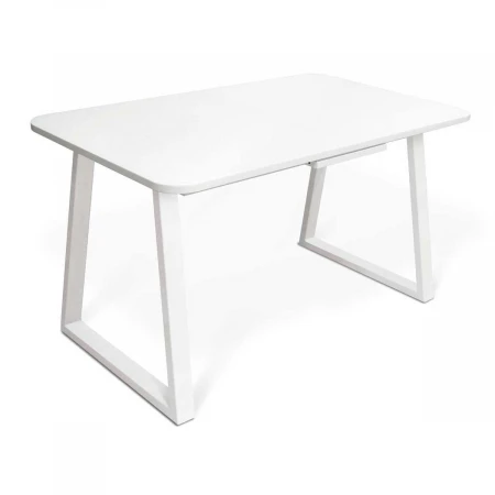Кухонный стол Sheffilton SHT-T40/130-160 белый глянцевый/белый 5557229201