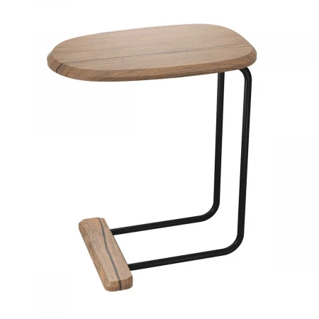 Приставной стол Sheffilton SHT-CT23 черный муар/лесной орех 3857001202