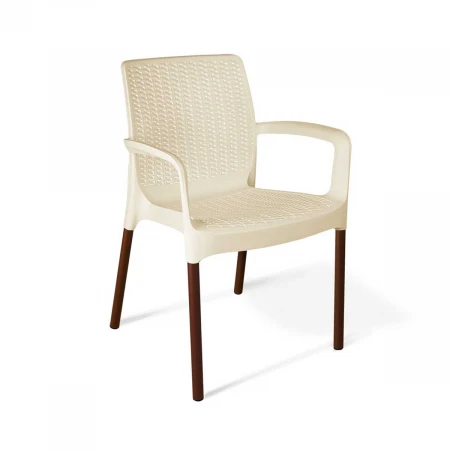 Садовое кресло Sheffilton SHT-S68 бежевый/коричневый муар 4803229204