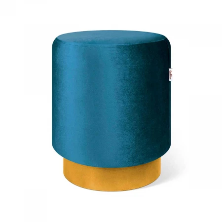 Пуф Sheffilton SHT-B8 морская глубина/золото 2052751102