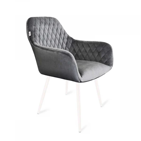 Кресло Sheffilton SHT-ST38/S95-1 угольно-серый/белый муар 2297186305