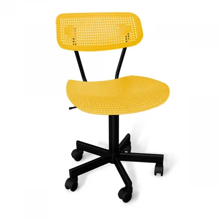 Детское кресло Sheffilton SHT-ST85/S121М желтый/черный муар 5789354402