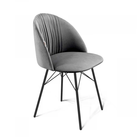 Стул Sheffilton SHT-ST35-1/S64 угольно-серый/черный муар 6823423403