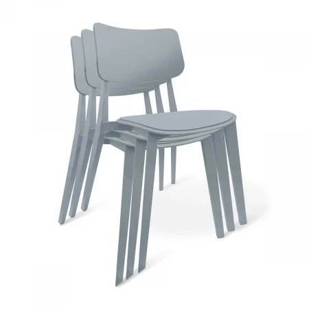 Кухонный стул Sheffilton SHT-S110-P серый/серый 2249343210
