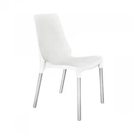 Офисный стул Sheffilton SHT-S75 белый/хром лак 6310470508