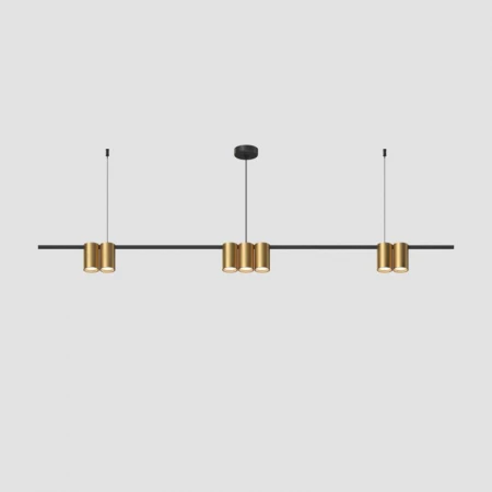 Подвесная люстра Denkirs Orbit DK4063-BK+SG