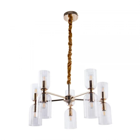 Подвесная люстра Arte Lamp CHARM A1623LM-10GO
