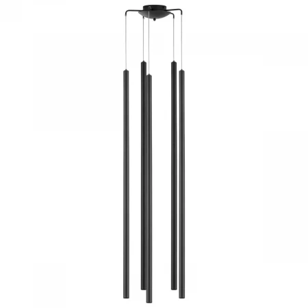 L5T747447 Люстра TUBO LED 25W 1600LM 25G ЧЕРНЫЙ 4000K