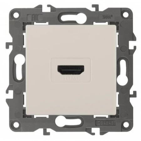 14-3114-02 ЭРА Розетка HDMI, IP20, Эра Elegance, сл.кость