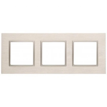 14-5203-04 ЭРА Рамка на 3 поста, металл, Эра Elegance, шампань+шамп