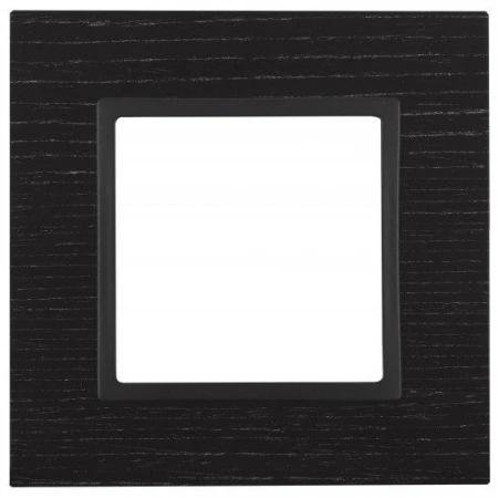 14-5301-05 ЭРА Рамка на 1 пост, дерево, Эра Elegance, чёрн.дерево+антр