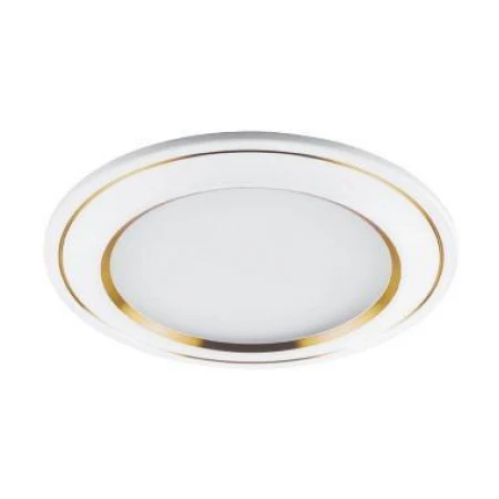 Светодиодный светильник Feron AL650 встраиваемый 7W 4000K белый с золотом