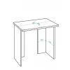 Стол письменный Нельсон Lite СКЛ-Прям80