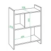 Стеллаж комбинированный Домино Лайт СТЛ-3Н