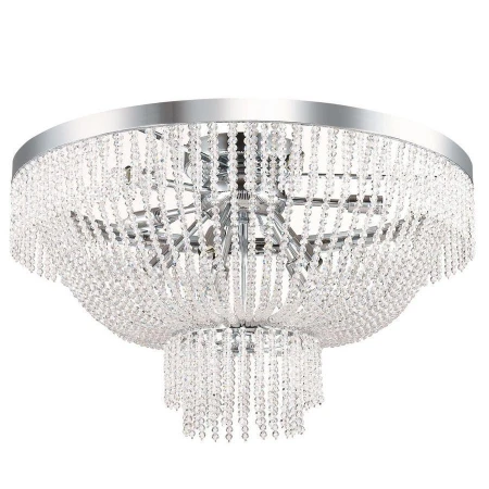 Хрустальная люстра Ideal Lux AUGUSTUS PL10 CROMO AUGUSTUS