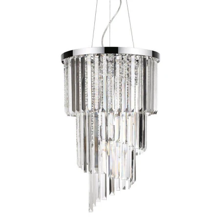 Хрустальный светильник Ideal Lux CARLTON SP8 CROMO